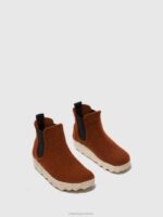 Asportuguesas Boots Men BROWN CHELSEA ANKLE BOOTS CAIA 226H217 - Image 2