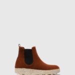 Asportuguesas Boots Men BROWN CHELSEA ANKLE BOOTS CAIA 226H217