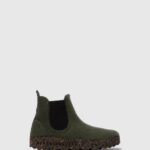 Asportuguesas Boots Men MILITARY GREEN CHELSEA ANKLE BOOTS CAIA 226H216
