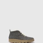 Asportuguesas Boots Women ANTHRACITE LACE-UP ANKLE BOOTS CAKE 226H159