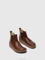 Asportuguesas Boots Women BROWN CHELSEA ANKLE BOOTS CAIA 226H157 - Image 2