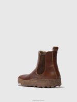Asportuguesas Boots Women BROWN CHELSEA ANKLE BOOTS CAIA 226H157 - Image 3