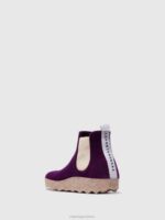 Asportuguesas Boots Women DARK PURPLE CHELSEA ANKLE BOOTS CAIA 226H152 - Image 3