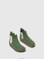 Asportuguesas Boots Women GREEN CHELSEA ANKLE BOOTS CAIA 226H162 - Image 2