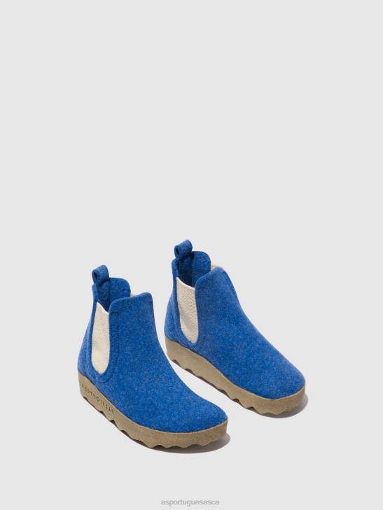 Asportuguesas Boots Women INDIGO BLUE CHELSEA ANKLE BOOTS CAIA 226H158 - Image 2
