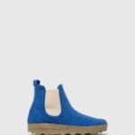 Asportuguesas Boots Women INDIGO BLUE CHELSEA ANKLE BOOTS CAIA 226H158