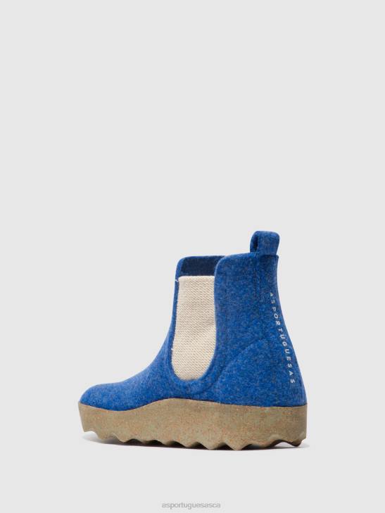 Asportuguesas Boots Women INDIGO BLUE CHELSEA ANKLE BOOTS CAIA 226H158 - Image 3