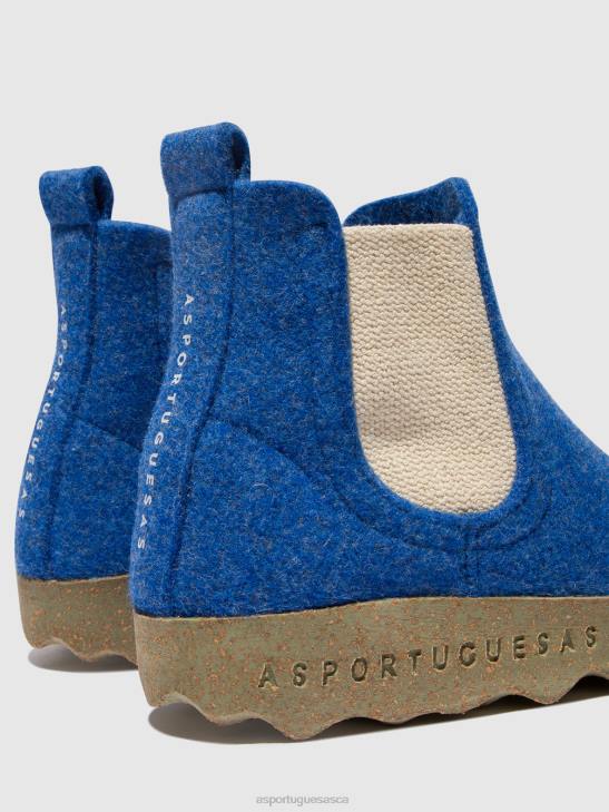 Asportuguesas Boots Women INDIGO BLUE CHELSEA ANKLE BOOTS CAIA 226H158 - Image 5
