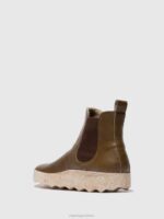 Asportuguesas Boots Women KHAKI CHELSEA ANKLE BOOTS CAIA 226H165 - Image 3