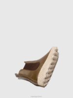Asportuguesas Boots Women KHAKI CHELSEA ANKLE BOOTS CAIA 226H165 - Image 4