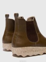 Asportuguesas Boots Women KHAKI CHELSEA ANKLE BOOTS CAIA 226H165 - Image 5