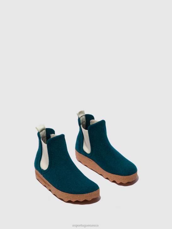 Asportuguesas Boots Women PEACOCK BLUE CHELSEA ANKLE BOOTS CAIA 226H150 - Image 2