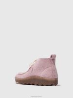 Asportuguesas Boots Women PINK LACE-UP ANKLE BOOTS CODY 226H164 - Image 3