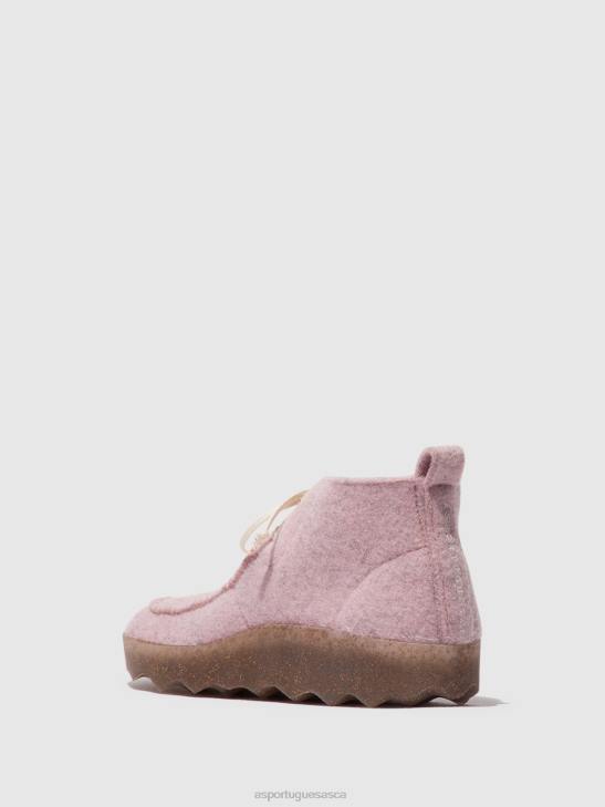 Asportuguesas Boots Women PINK LACE-UP ANKLE BOOTS CODY 226H164 - Image 3