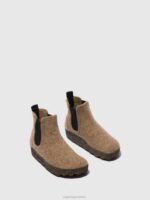 Asportuguesas Boots Women TAUPE CHELSEA ANKLE BOOTS CAIA 226H156 - Image 2
