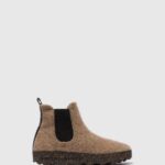 Asportuguesas Boots Women TAUPE CHELSEA ANKLE BOOTS CAIA 226H156