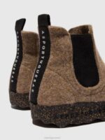Asportuguesas Boots Women TAUPE CHELSEA ANKLE BOOTS CAIA 226H156 - Image 4