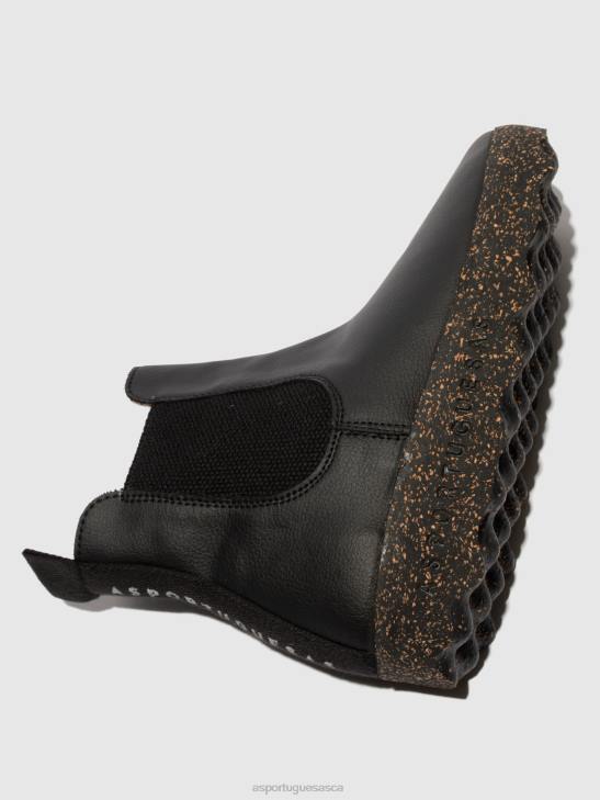 Asportuguesas Boots Women VEGAN BLACK CHELSEA ANKLE BOOTS CAIA 226H147 - Image 3