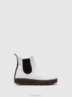 Asportuguesas Boots Women VEGAN WHITE CHELSEA ANKLE BOOTS CAIA 226H154