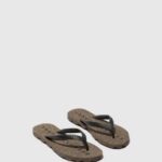 Asportuguesas Flip-Flops Men BLACK & BLACK STRAP BEACH FLIP-FLOPS BASE 226H169