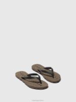 Asportuguesas Flip-Flops Men BLACK & BLACK STRAP BEACH FLIP-FLOPS BASE 226H169