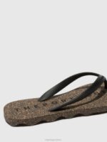 Asportuguesas Flip-Flops Men BLACK & BLACK STRAP BEACH FLIP-FLOPS BASE 226H169 - Image 4