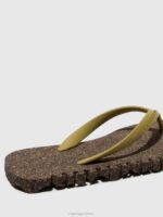 Asportuguesas Flip-Flops Men BLACK & MLT. GOLD STRAP BEACH FLIP-FLOPS BUMPY 226H175 - Image 3