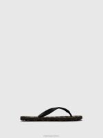 Asportuguesas Flip-Flops Men BLACK RUBBER STRAP BEACH FLIP-FLOPS TURTLE 226H171 - Image 2