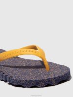 Asportuguesas Flip-Flops Men BLUE & YELLOW STRAP BEACH FLIP-FLOPS BUMPY 226H174 - Image 4
