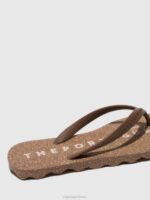 Asportuguesas Flip-Flops Men BROWN & BROWN STRAP BEACH FLIP-FLOPS BASE 226H170 - Image 4