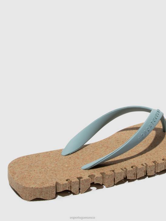 Asportuguesas Flip-Flops Men MILITARY & CLOUD STRAP BEACH FLIP-FLOPS BUMPY 226H187 - Image 3