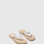 Asportuguesas Flip-Flops Men NATURAL & WHITE STRAP BEACH FLIP-FLOPS TURTLE 226H185