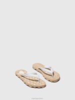 Asportuguesas Flip-Flops Men NATURAL & WHITE STRAP BEACH FLIP-FLOPS TURTLE 226H185