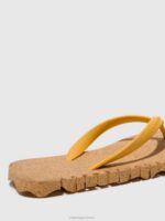 Asportuguesas Flip-Flops Women YELLOW & YELLOW STRAP BEACH FLIP-FLOPS BUMPY 226H1 - Image 4