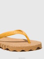 Asportuguesas Flip-Flops Women YELLOW & YELLOW STRAP BEACH FLIP-FLOPS BUMPY 226H1 - Image 5