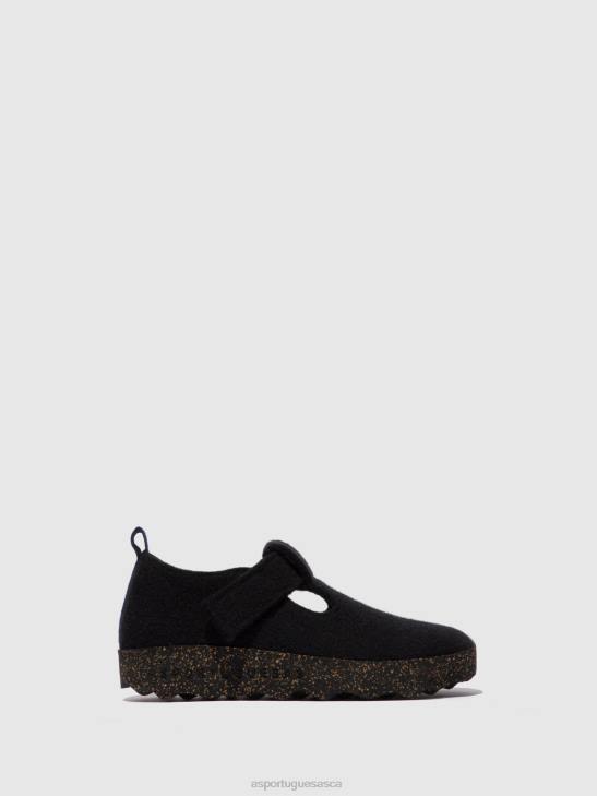 Asportuguesas Mary Jane Women BLACK MARY JANE SHOES CATE 226H67 - Image 1