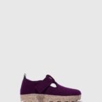 Asportuguesas Mary Jane Women DARK PURPLE MARY JANE SHOES CATE 226H52