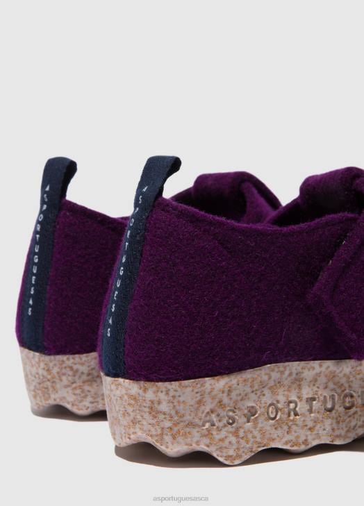 Asportuguesas Mary Jane Women DARK PURPLE MARY JANE SHOES CATE 226H52 - Image 3