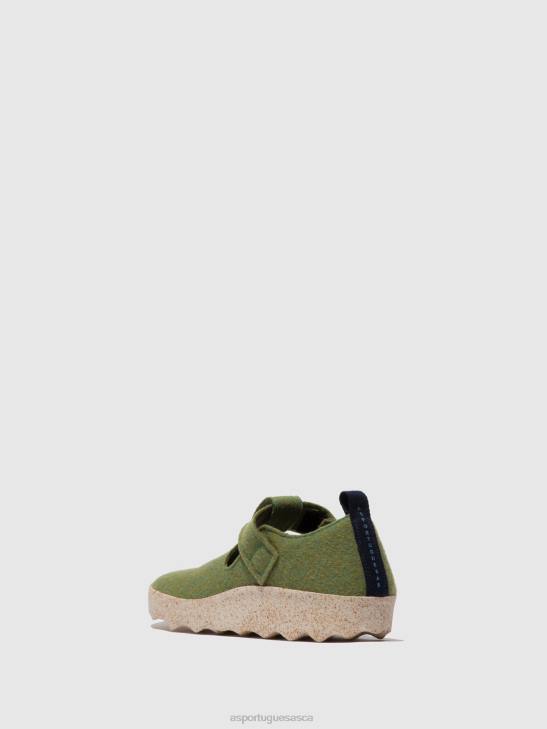 Asportuguesas Mary Jane Women GREEN MARY JANE SHOES CATE 226H113 - Image 3