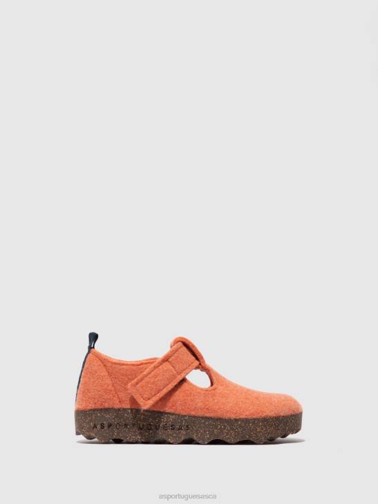 Asportuguesas Mary Jane Women TANGERINE MARY JANE SHOES CATE 226H92 - Image 1