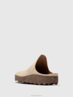 Asportuguesas Mules Men BEIGE(SUEDE) SLIP-ON MULES CLAY 226H214 - Image 3