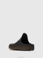Asportuguesas Mules Men BLACK SLIP-ON MULES CLAY 226H213 - Image 3