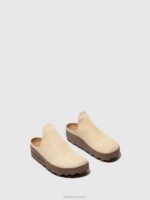 Asportuguesas Mules Women BEIGE(SUEDE) SLIP-ON MULES CLAY 226H146 - Image 2