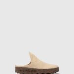 Asportuguesas Mules Women BEIGE(SUEDE) SLIP-ON MULES CLAY 226H146