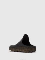 Asportuguesas Mules Women BLACK SLIP-ON MULES CLAY 226H138 - Image 3