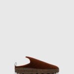 Asportuguesas Mules Women BROWN ROUND TOE MULES COME 226H123