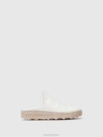 Asportuguesas Mules Women WHITE SLIP-ON MULES CLAY 226H137