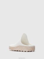 Asportuguesas Mules Women WHITE SLIP-ON MULES CLAY 226H137 - Image 3