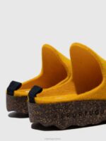 Asportuguesas Mules Women YELLOW ROUND TOE MULES COME 226H131 - Image 5