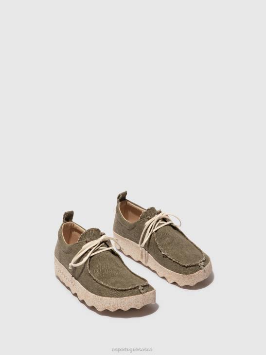 Asportuguesas Shoes Men MILITARY GREEN HEMP SLIP-ON SHOES CHAT 226H202 - Image 2